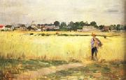 In the Wheatfields at Gennevilliers, Berthe Morisot